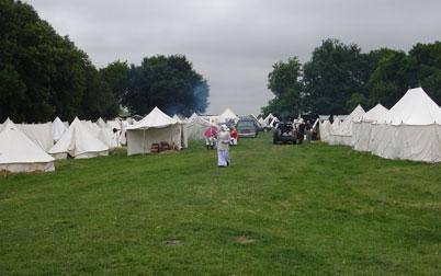 Recriação da Batalha de Waterloo