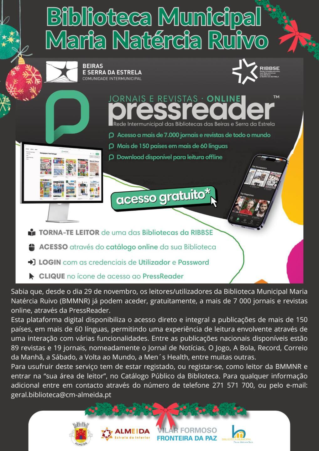 Pressreader - Biblioteca Almeida